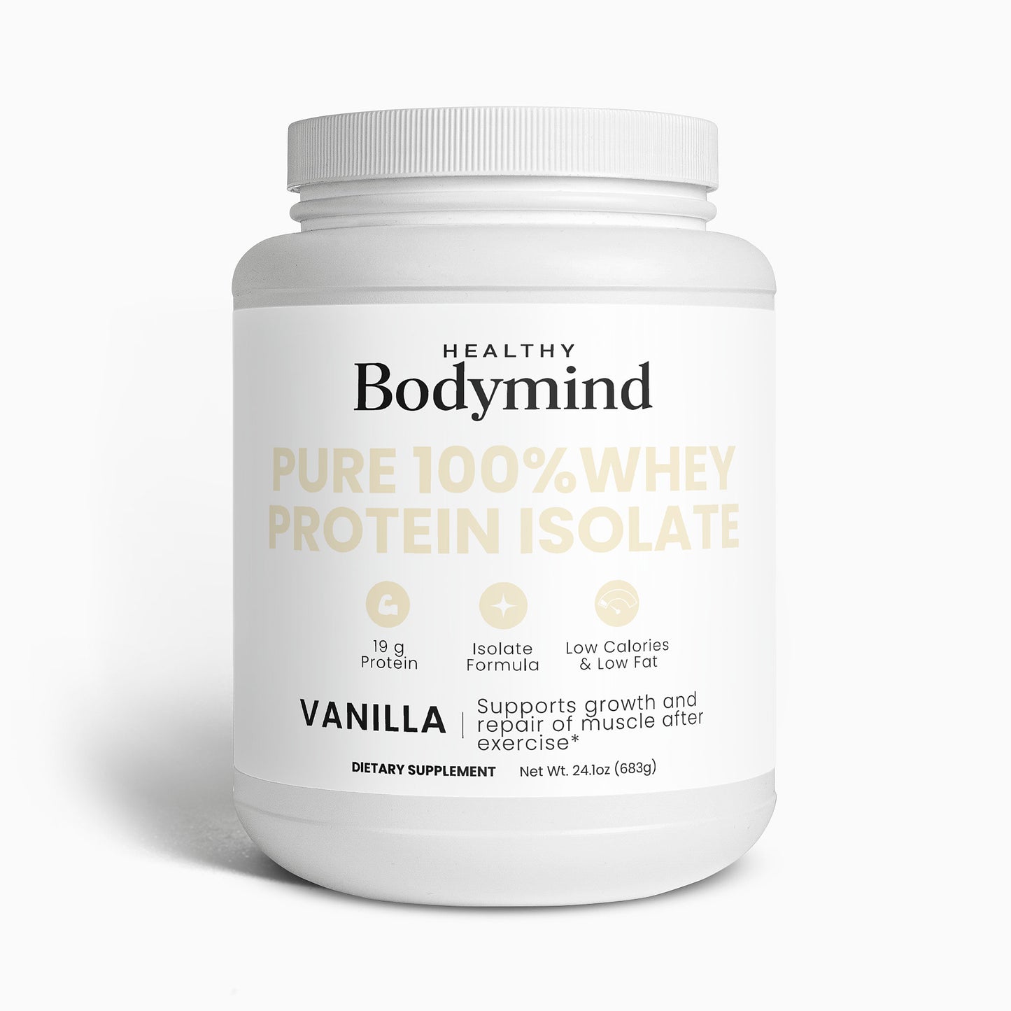 Pure3 100% Whey Protein Isolate (Vanilla)