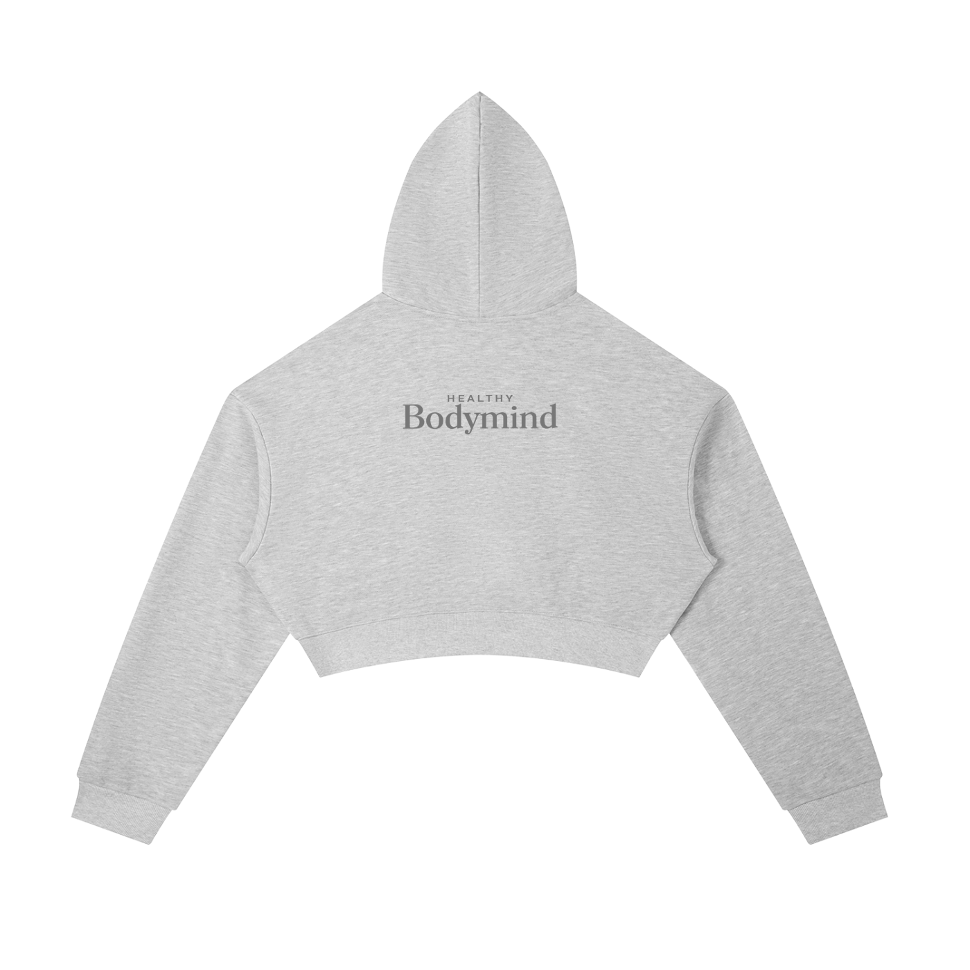 Essential Cropped Zip-Up Hoodie